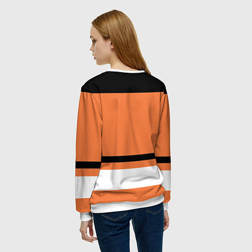 Женский свитшот Philadelphia Flyers / 3D-Белый – фото 4