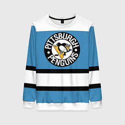 Свитшот женский Pittsburgh Penguins: White, цвет: 3D-белый