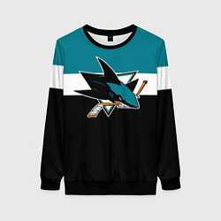 Свитшот женский San Jose Sharks, цвет: 3D-черный