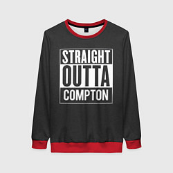 Свитшот женский Straight Outta Compton, цвет: 3D-красный