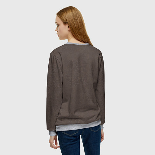 Женский свитшот Шинель / 3D-Меланж – фото 4