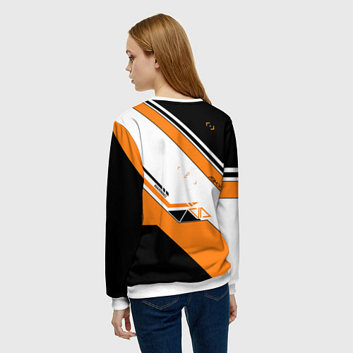 Женский свитшот CS:GO Asiimov / 3D-Белый – фото 4