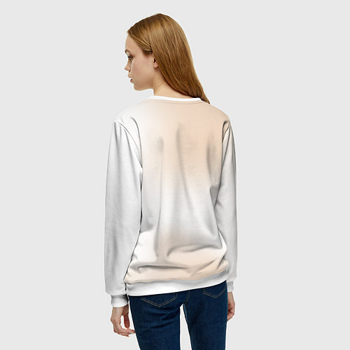 Женский свитшот Горшок / 3D-Белый – фото 4