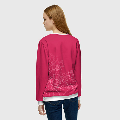 Женский свитшот Её величество Ксюша / 3D-Белый – фото 4