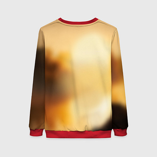 Женский свитшот Вечерний рыбак / 3D-Красный – фото 2