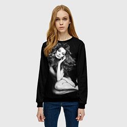 Свитшот женский Carola Remer - ню, цвет: 3D-черный — фото 2