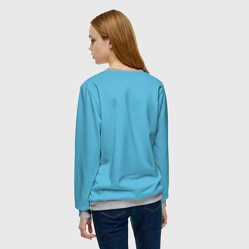 Женский свитшот Minecraft Woodcutter / 3D-Меланж – фото 4