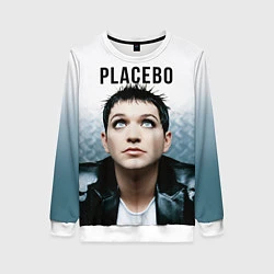 Свитшот женский Placebo: Brian Molko, цвет: 3D-белый