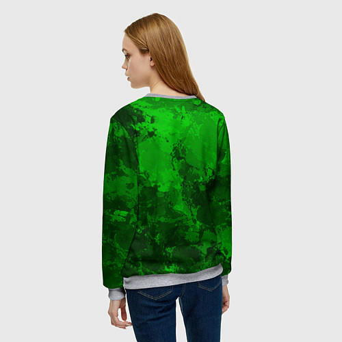 Женский свитшот Бразилия / 3D-Меланж – фото 4