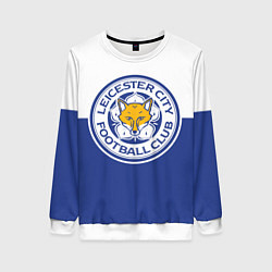 Свитшот женский Leicester City FC, цвет: 3D-белый