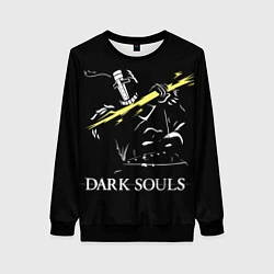 Свитшот женский Dark Souls, цвет: 3D-черный