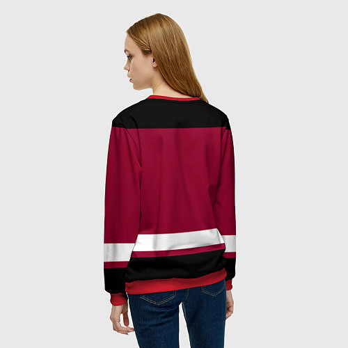 Женский свитшот Arizona Coyotes / 3D-Красный – фото 4