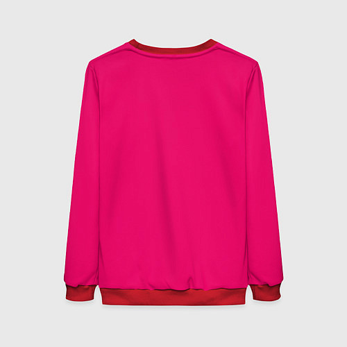 Женский свитшот Hooking Over People? / 3D-Красный – фото 2