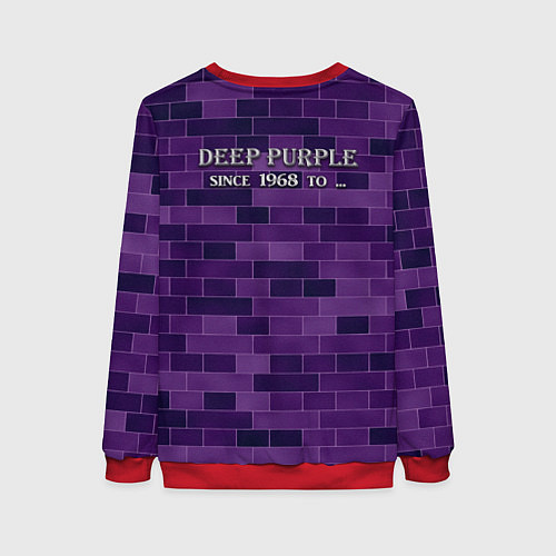 Женский свитшот Deep Purple / 3D-Красный – фото 2