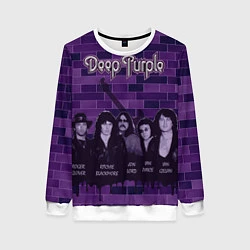 Свитшот женский Deep Purple, цвет: 3D-белый