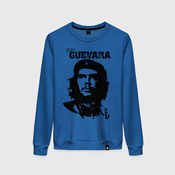 Свитшот хлопковый женский Che Guevara, цвет: синий