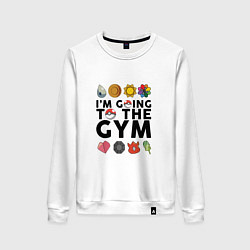 Женский свитшот Pokemon Im going to the gym (black)