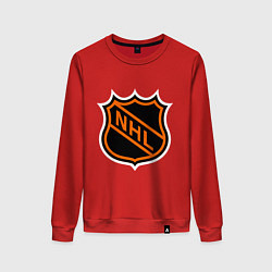 Свитшот хлопковый женский NHL, цвет: красный
