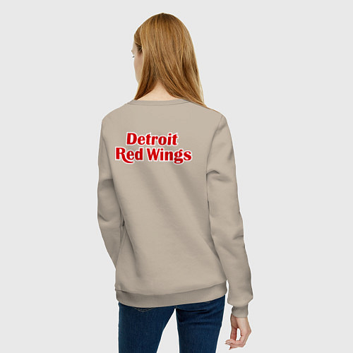Женский свитшот Detroit Red Wings / Миндальный – фото 4
