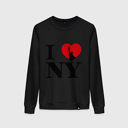 Женский свитшот Freedom: I Love NY