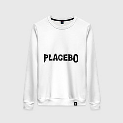 Свитшот хлопковый женский Placebo, цвет: белый