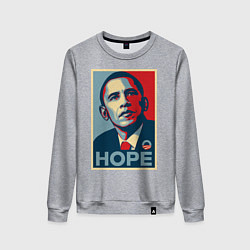 Женский свитшот Obama hope vert