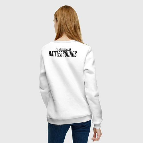 Женский свитшот PUBG Mission / Белый – фото 4