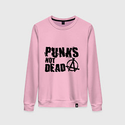 Женский свитшот Punks not dead