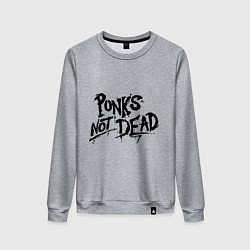 Женский свитшот Punks not dead