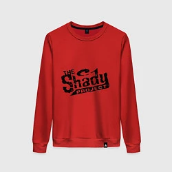 Свитшот хлопковый женский The shady project, цвет: красный