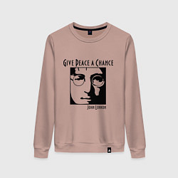 Женский свитшот Give Peace a Chance