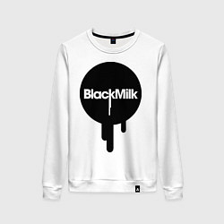 Свитшот хлопковый женский BlackMilk, цвет: белый