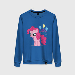 Свитшот хлопковый женский Young Pinkie Pie, цвет: синий