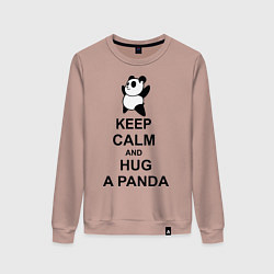 Женский свитшот Keep Calm & Hug A Panda