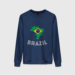 Женский свитшот Brazil Country