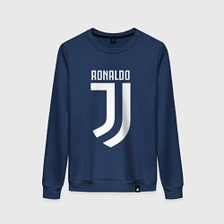 Свитшот хлопковый женский Ronaldo CR7, цвет: тёмно-синий