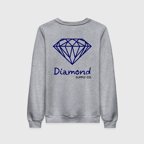 Женский свитшот Diamond supply co / Меланж – фото 2