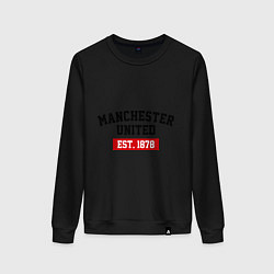 Женский свитшот FC Manchester United Est. 1878