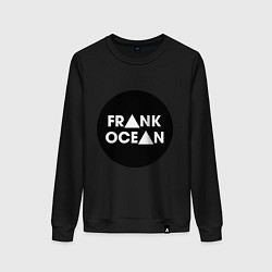 Свитшот хлопковый женский Frank Ocean, цвет: черный
