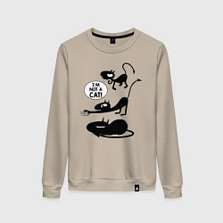 Женский свитшот I'm not a CAT!