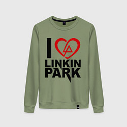 Женский свитшот I love Linkin Park