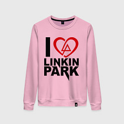 Женский свитшот I love Linkin Park