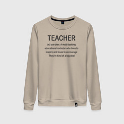 Женский свитшот Teacher