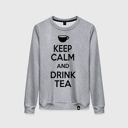 Женский свитшот Keep Calm & Drink Tea