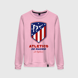 Свитшот хлопковый женский Atlecito de Madrid, цвет: светло-розовый