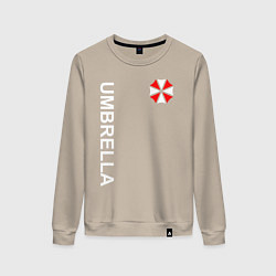 Свитшот хлопковый женский UMBRELLA CORP, цвет: миндальный