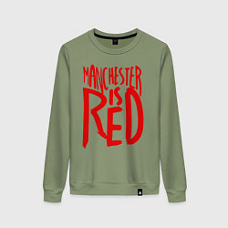 Женский свитшот Manchester is Red