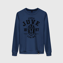 Свитшот хлопковый женский Forza Juve 1897: Torino, цвет: тёмно-синий