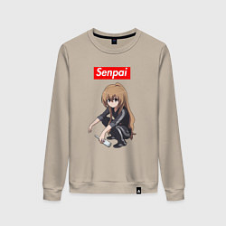 Свитшот хлопковый женский Senpai Gop-Stop, цвет: миндальный