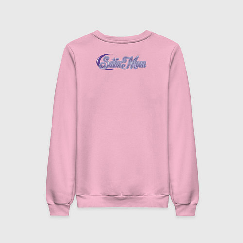 Женский свитшот Pretty Soldier Sailor Moon / Светло-розовый – фото 2